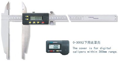Digital Calipers With Two Types of O.D Jaws (Type C)