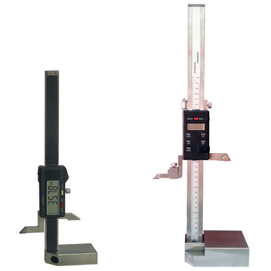 Digital Height Gauge with Double Datum Surfaces