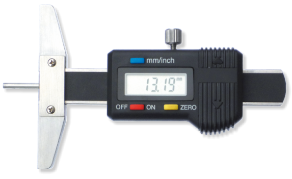 Digital Depth Gauge with thin Rod