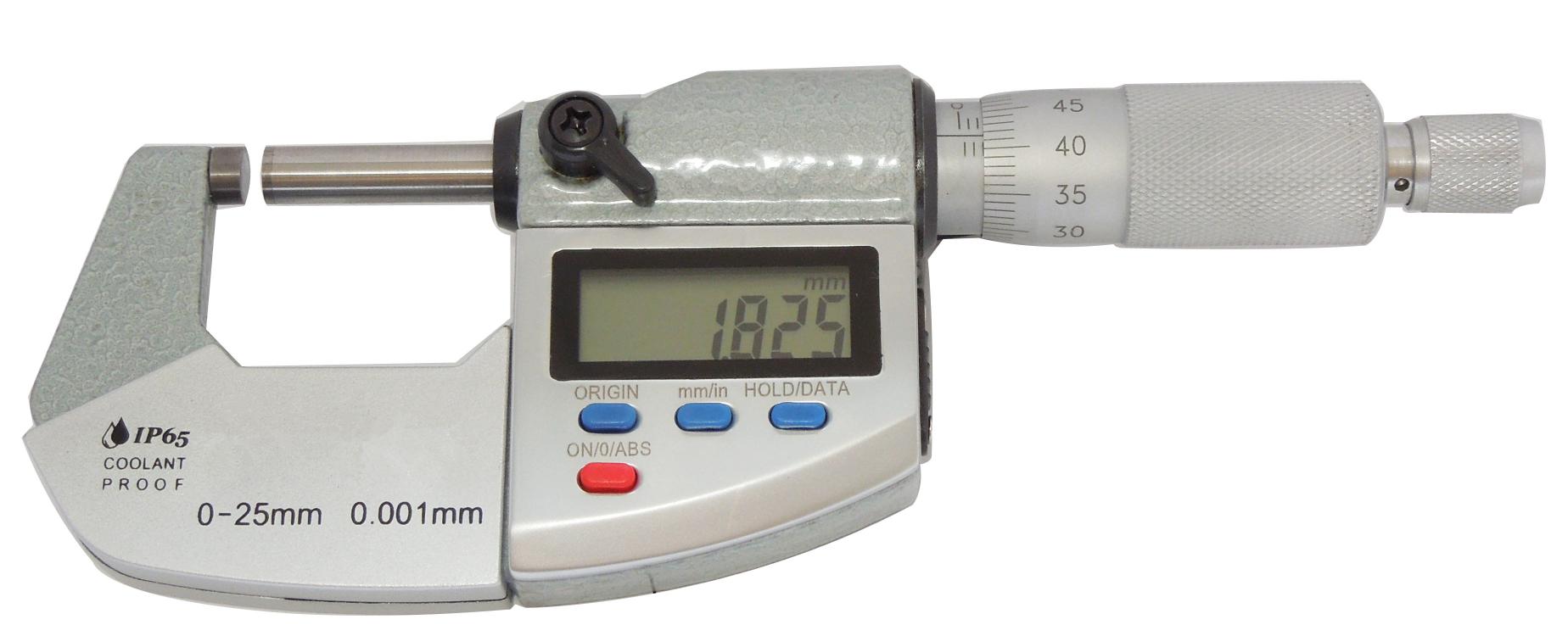 IP65 waterproof digital micrometer